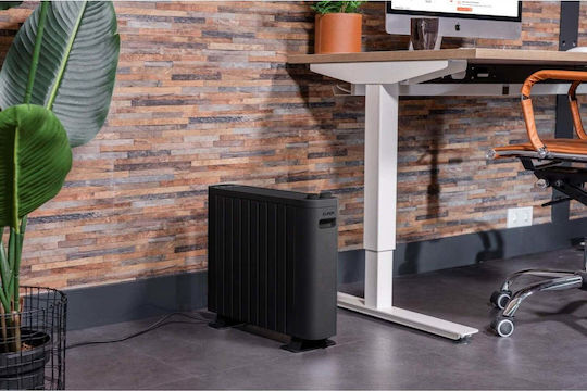 Eurom Konvektorheizung Boden 1000W 48x42cm Schwarz