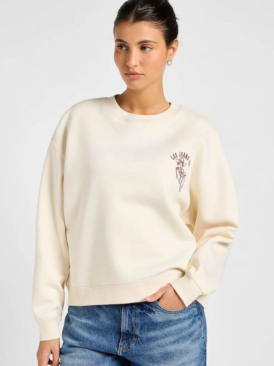 Damen Sweatshirt Weiß