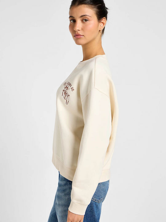Damen Sweatshirt Weiß