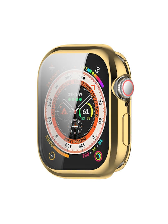 Watch Series Θήκη Σιλικόνης σε Χρυσό χρώμα για Apple Watch Series 10 46mm