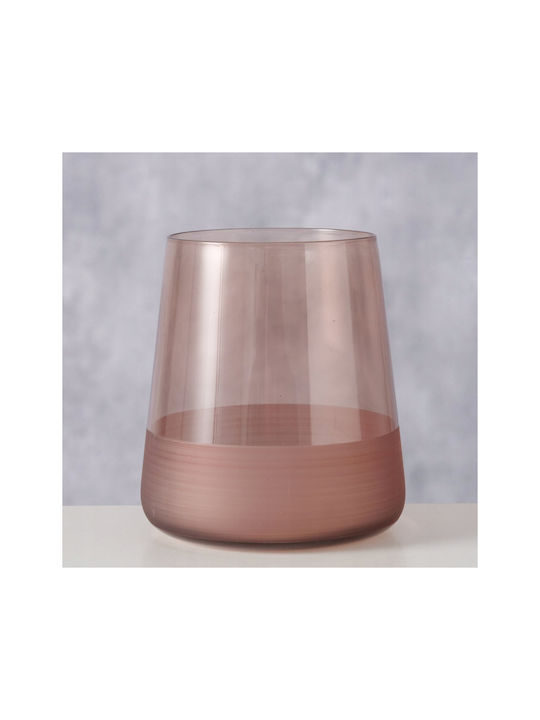 Boltze Glas Wasser aus Glas in Rosa Farbe 420ml