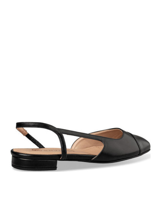 Damen Ballerinas Slingback in Schwarz Farbe