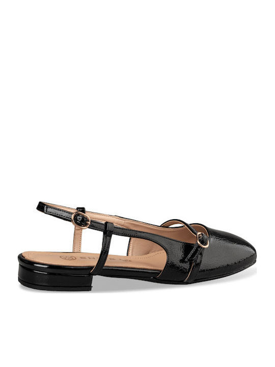 Women's Ballerina Shoes Slingback Black