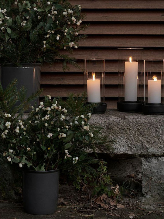 Stelton Suport pentru lumânare Ceramică în culoarea Negru 6x6x24.5buc 1buc