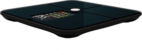 AENO Smart Badezimmerwaage 180kg mit Körperfettmessung & Bluetooth Schwarze