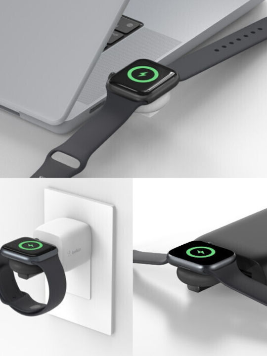 Belkin 'boostcharge' Portable Usb-c Apple Watch Charger Black