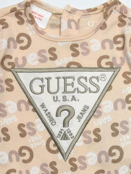 Guess Бебешко Боди Beige