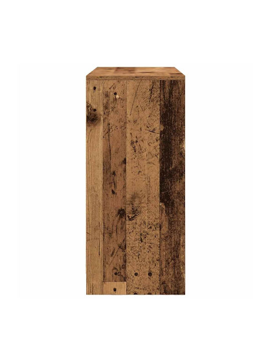 Sideboard Wooden with Drawers Coffee 70.5x34x74.5cm