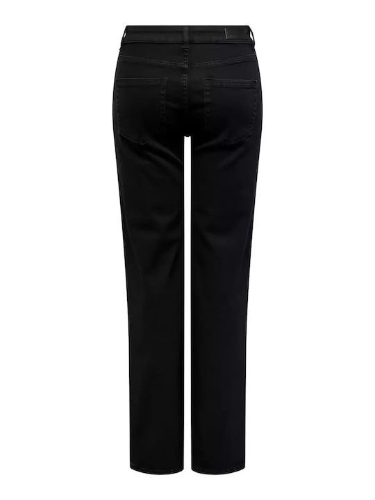 Blush Women's Jean Trousers in Straight Line Black