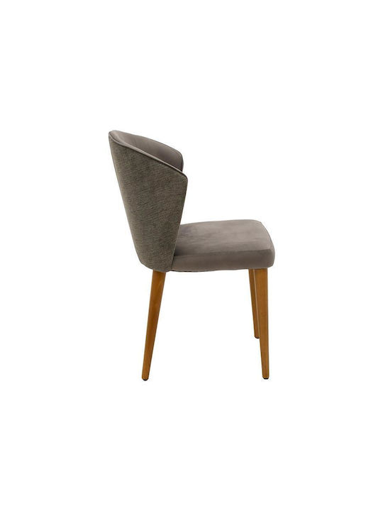 Sorella Dining Room Fabric Chair Grey 50x59x90cm