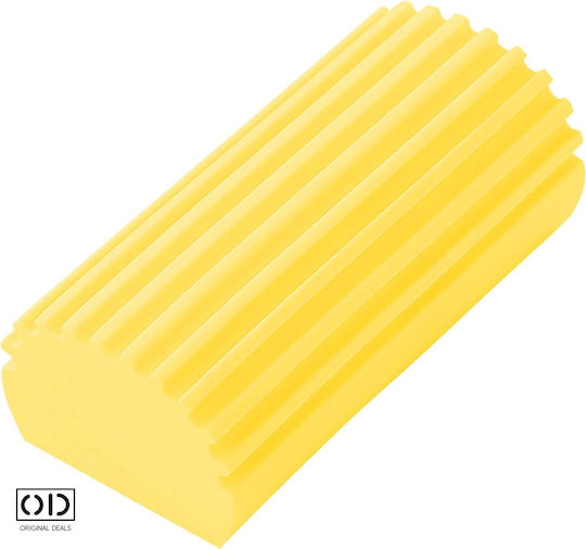 Magic Sponge Universal Cleaning High Liquid Absorption Capacity Anti-static Anti-allergic Size 10.5 Cm X 5.5 Cm X 4.5 Cm Yellow Original Deals