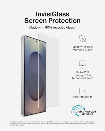 Belkin 0.33mm Tempered Glass Χρυσό (Galaxy S25 Ultra)