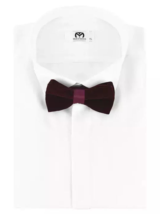 Velvet Bow Tie Makis Tselios Wa106-00000.2 Bordeaux Makis Tselios Bordeaux