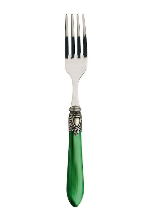 Casa Bugatti Oxford Old-silver Cutlery Set Stainless Green 24pcs