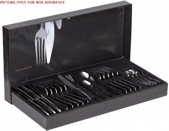 Casa Bugatti Oxford Old-silver Set de Tacâmuri Inoxidabil Argintiu 24buc