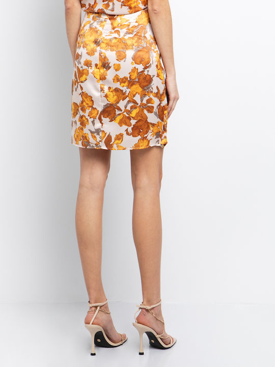 Mini Φούστα Φάκελος Floral Πολύχρωμη