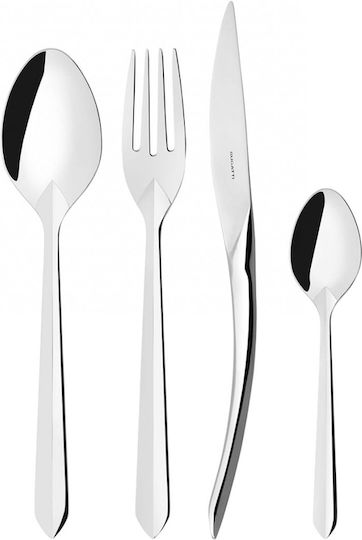 Casa Bugatti Aphrodite Besteckset Edelstahl Silber 16Stück
