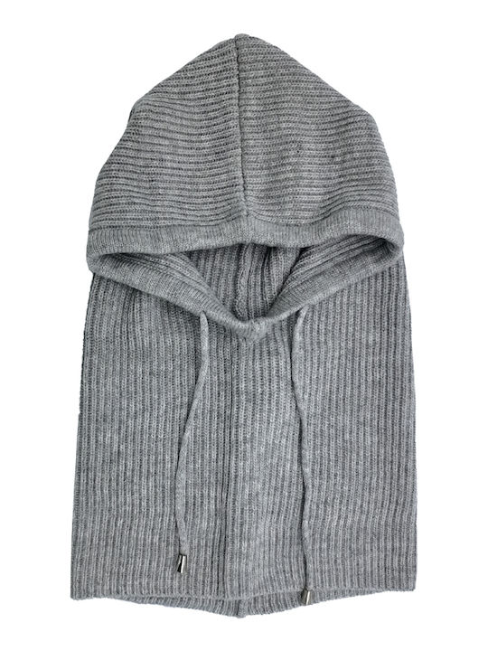 Beanie Unisex Σκούφος Πλεκτός σε Γκρι χρώμα