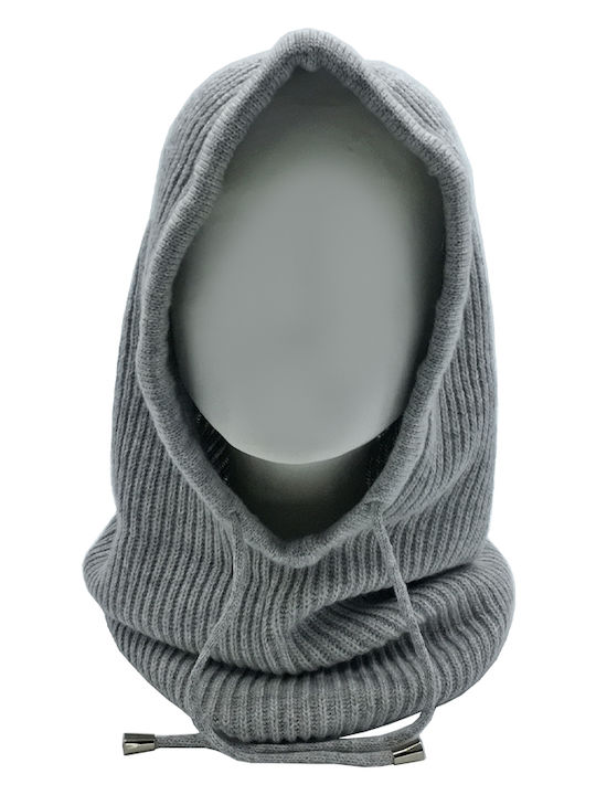 Beanie Unisex Σκούφος Πλεκτός σε Γκρι χρώμα