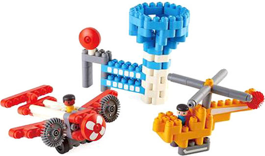 Hape Blocuri PolyM Airport pentru 2-6 ani Ani 142buc
