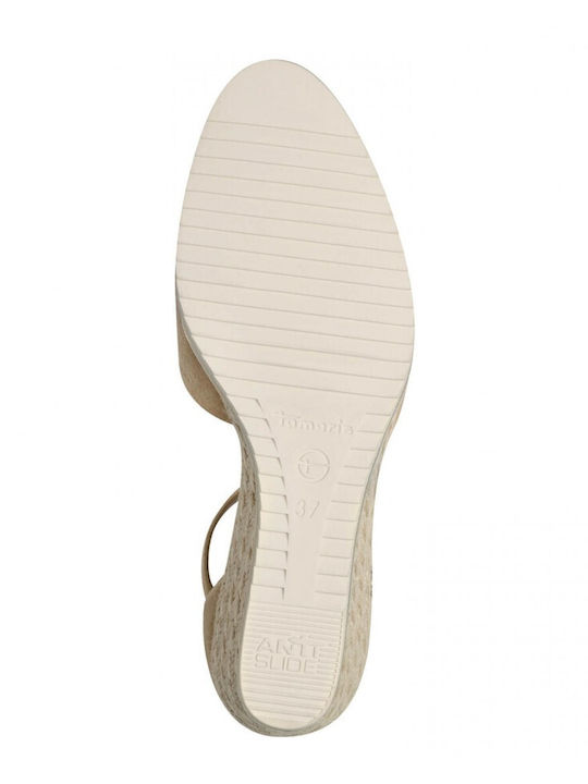 Tamaris Women's Platform Espadrilles Beige