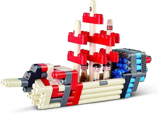 Hape Bausteine PolyM Adventure Rocket für 2-6 Jahre Jahre 138Stück