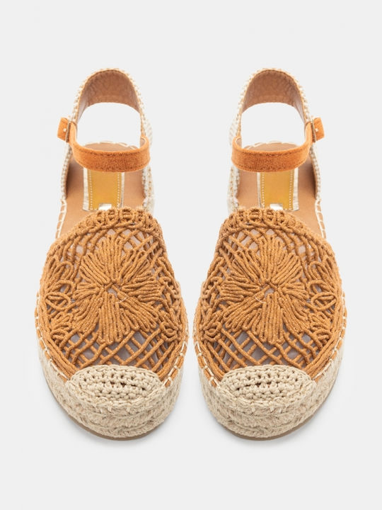 Luigi Women's Knitted Espadrilles Brown