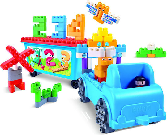 Hape Блокчета PolyM Count And Play With The Tow Truck за 1,5-5 години години 114бр