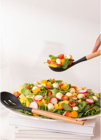 Create Сет Кухненски инструменти от силикон с поставка Черен Kitchenware Studio