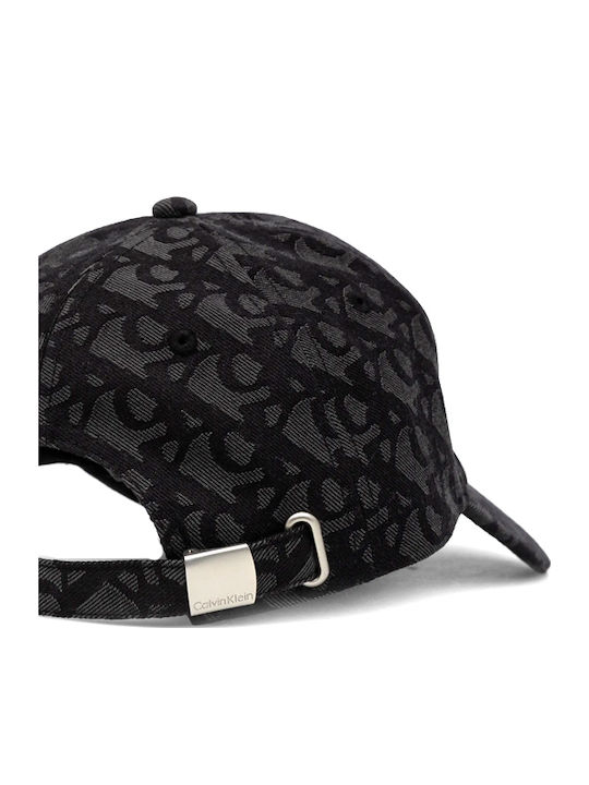 Calvin Klein Logo Jacquard Cap Women Calvin Klein Γκρι Μαυρο Lv04k5058g-ub1