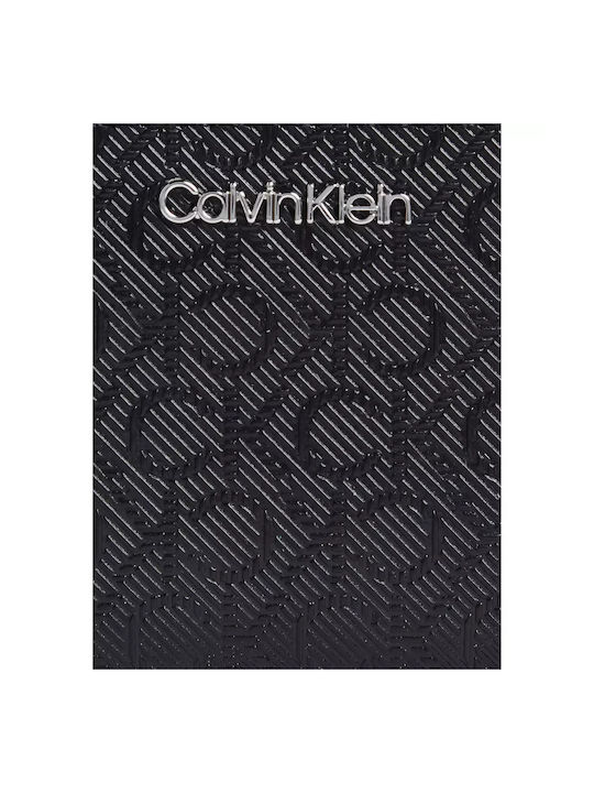 Calvin Klein Mono Δερμάτινο Γυναικείο Πορτοφόλι Μαύρο