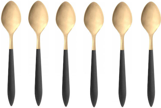 Casa Bugatti Asgdn-004n07 Set de Linguri Desert / Înghețată Inoxidabile Auriu 6buc