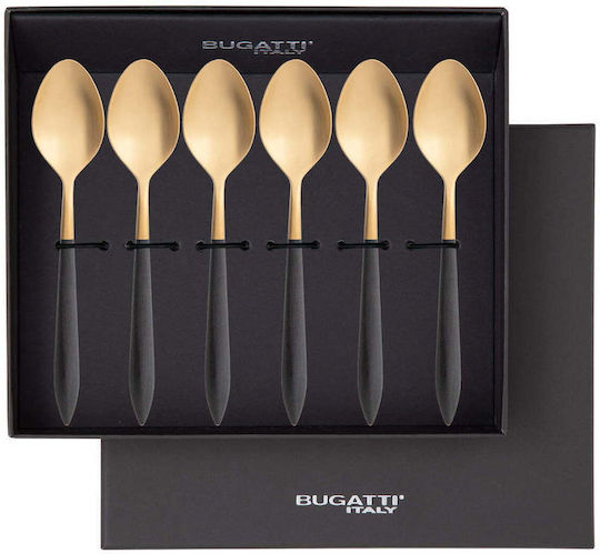 Casa Bugatti Asgdn-004n07 Set de Linguri Desert / Înghețată Inoxidabile Auriu 6buc
