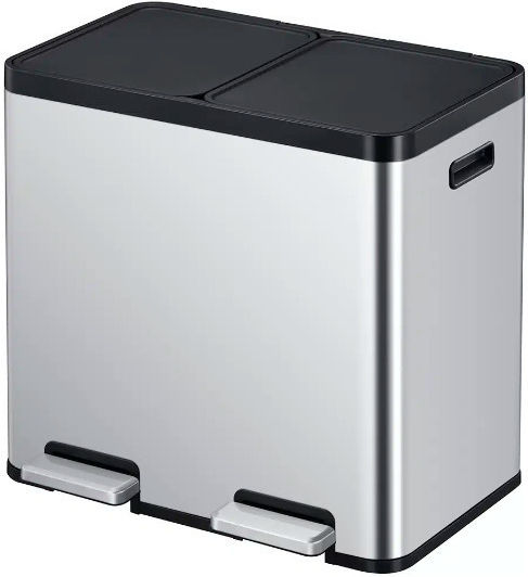 Eko Inox Γκρι 53x53x37cm