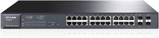 TP-LINK TL-SG2210P v1 Managed L2 PoE Switch with 8 Ethernet Ports and 2 SFP Ports