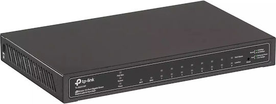 TP-LINK TL-SG2210P v1 Managed L2 PoE Switch with 8 Ethernet Ports and 2 SFP Ports