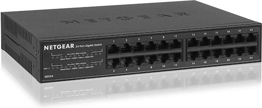 NetGear GS324P Negestionat L2 PoE+ Switch cu 24 Porturi Gigabit (1Gbps) Ethernet