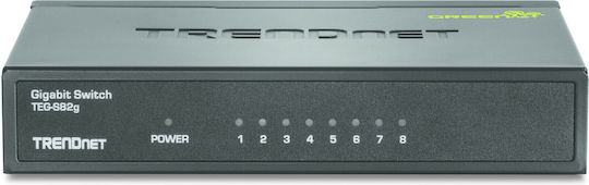 Trendnet TEG-S82g Unmanaged L2 Switch with 8 Gigabit (1Gbps) Ethernet Ports and 8 SFP Ports