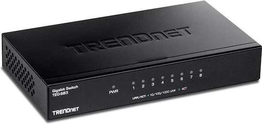 Trendnet TI-PE50 Unmanaged L2 PoE+ Switch με 5 Θύρες Gigabit (1Gbps) Ethernet