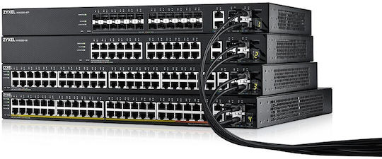 Zyxel Managed L3 PoE+ Switch με 24 Θύρες Gigabit (1Gbps) Ethernet και 4 SFP Θύρες