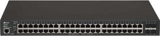 TP-LINK TL-SG3452XP v1 Managed L2 PoE+ Switch with 48 Gigabit (1Gbps) Ethernet Ports and 4 SFP Ports