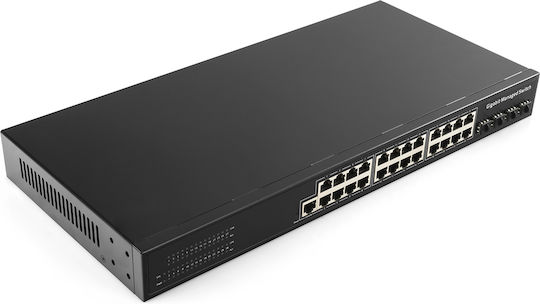 Cudy GS2024S2 v1 Unmanaged L2 Switch με 24 Θύρες Gigabit (1Gbps) Ethernet και 4 SFP Θύρες