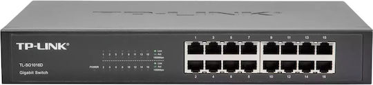 TP-LINK TL-SG1016D v1 Unmanaged L2 Switch με 16 Θύρες Ethernet