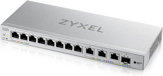 Zyxel XGS1250-12 v1 Managed L2 Switch με 8 Θύρες Gigabit (1Gbps) Ethernet και 1 SFP Θύρα
