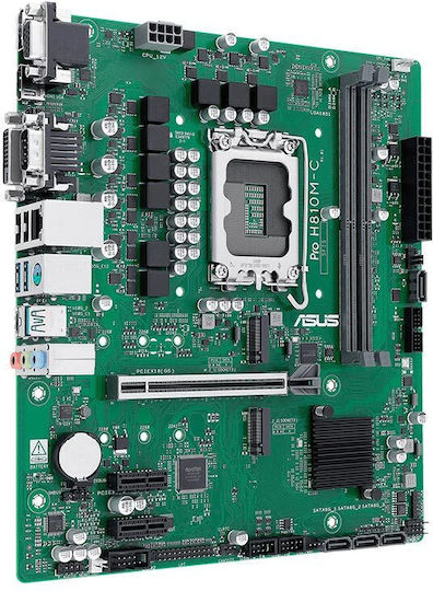Asus Pro H810M-C-CSM Motherboard Micro ATX με Intel 1851 Socket 90MB1KHP-M0EAYC