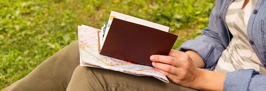 Paper Republic Pocket Carnet cu Elastic Maro