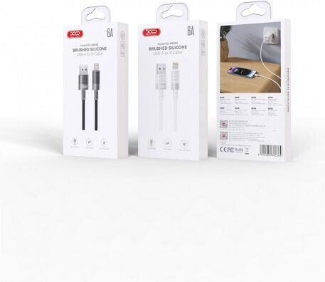 XO NB282 USB-A to Lightning Cable 12W Λευκό 1m