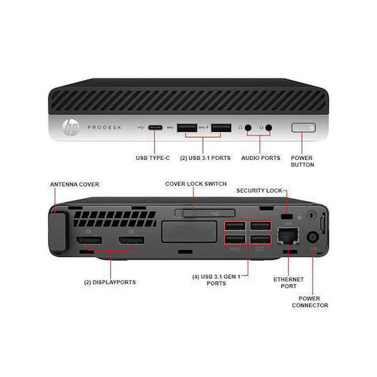 HP EliteDesk 800 G3 Gradul Refurbished A (Core i7-7700T/16GB/512GB SSD/W10 Pro)