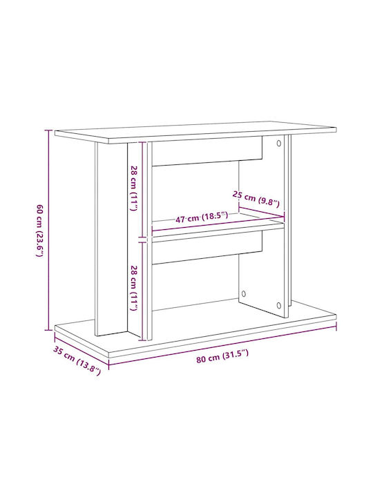 vidaXL Aquarium Stand Βάση Ενυδρείου Ραφιέρα