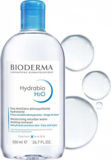 Bioderma Hydrabio H2O Micellar Water Makeup Remover Face & Eyes 500ml